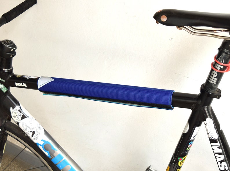Bicycle Frame Pad. Royal Blue Top Tube Padding. Bike Top Tube Etsy UK