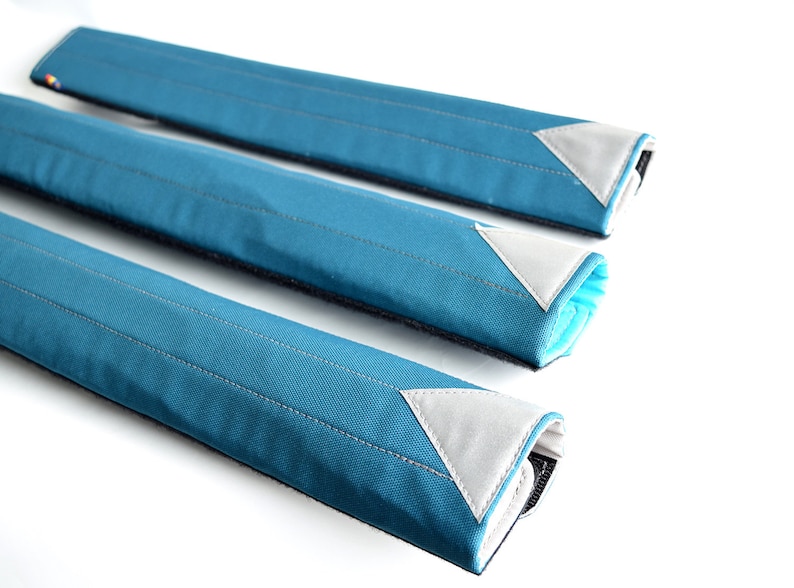 Bike Top Tube Protector. Teal Bicycle Frame Pad. Top Tube Etsy