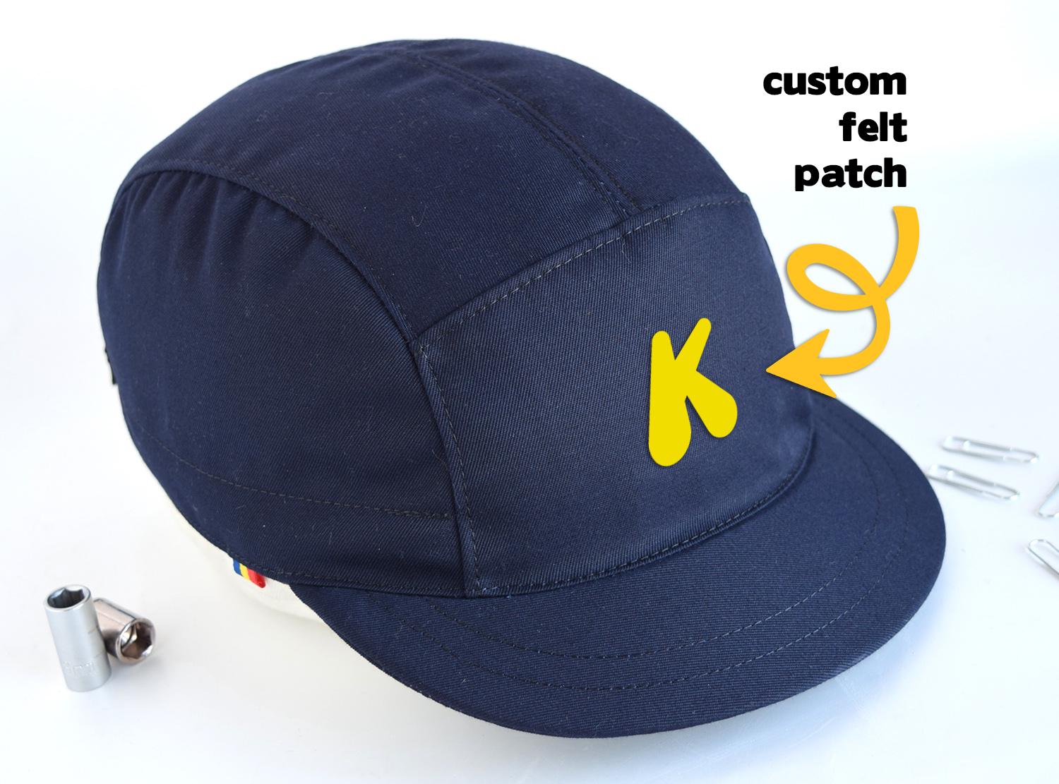 明日までTime Inc. Square Panel Cap ネイビー Navy Blue Strapback Hat, Personalized Cotton 5 Panel Hat, Medium