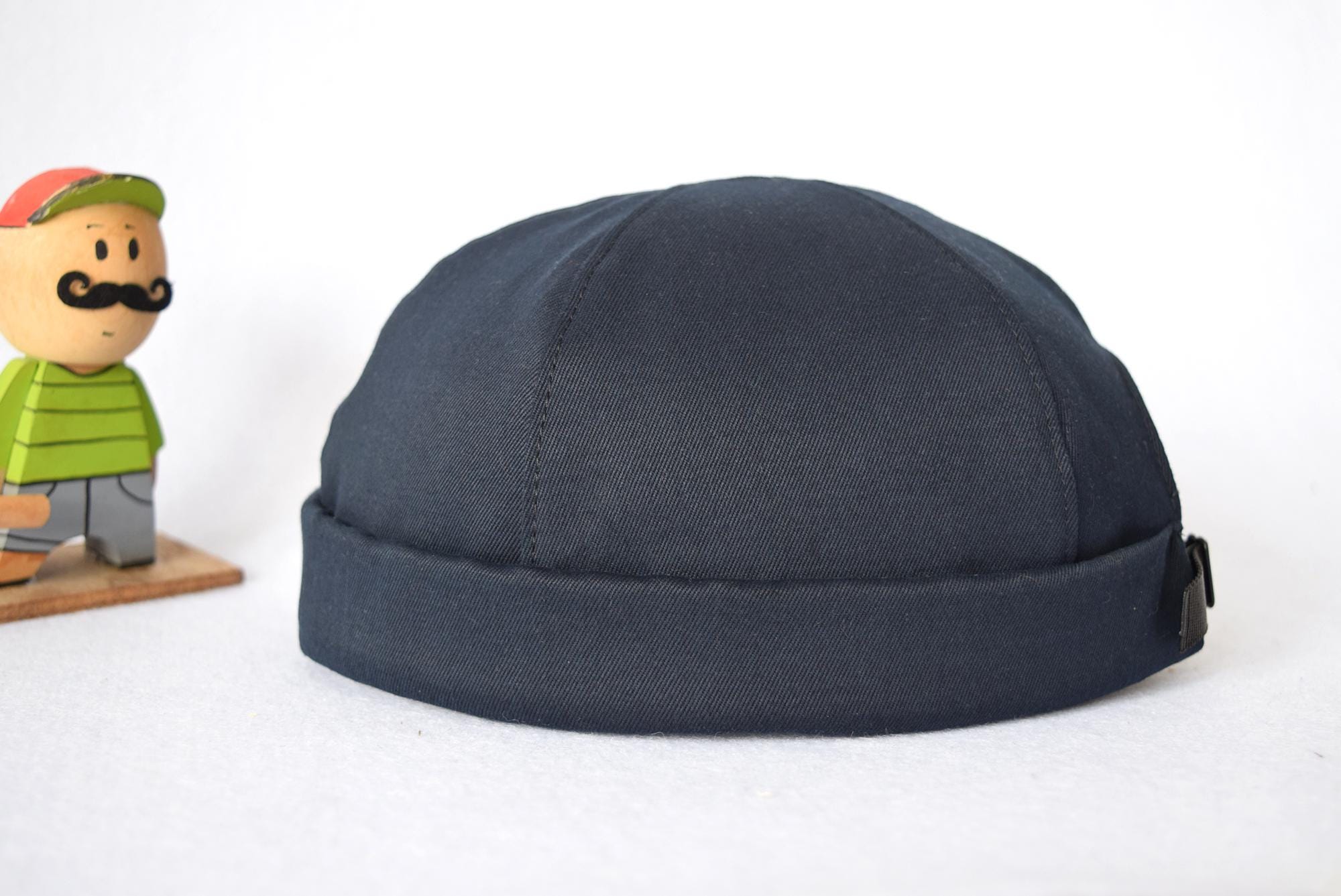 Docker Cap Pattern Printable Handmade Docker Hat Made From Dark Navy Cotton - Etsy