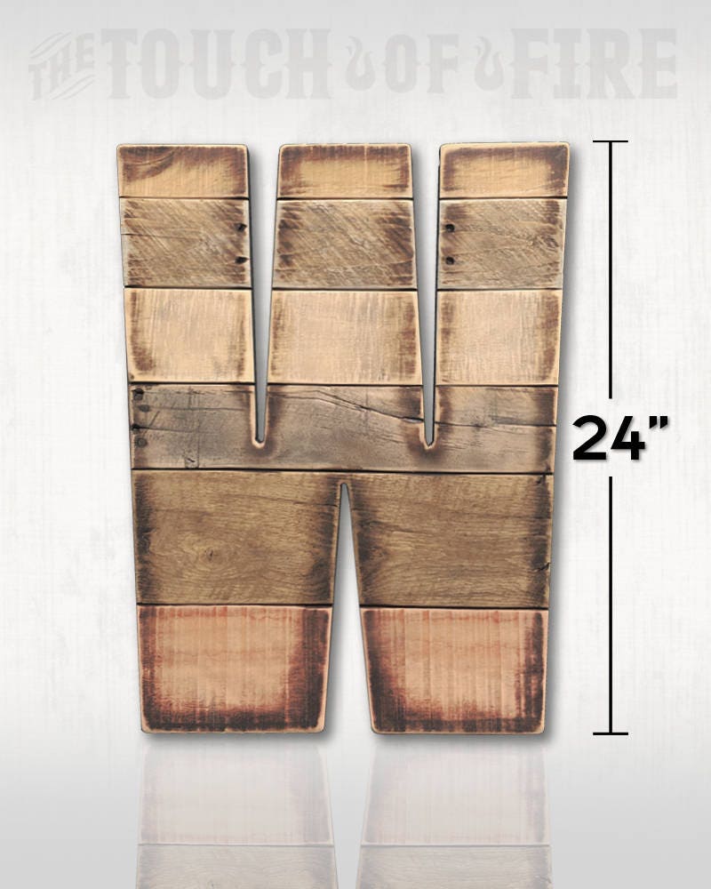Pallet Letters. A to Z. 24 Inch. 0 to 9. Rustic Letters. Large. Marquee ...