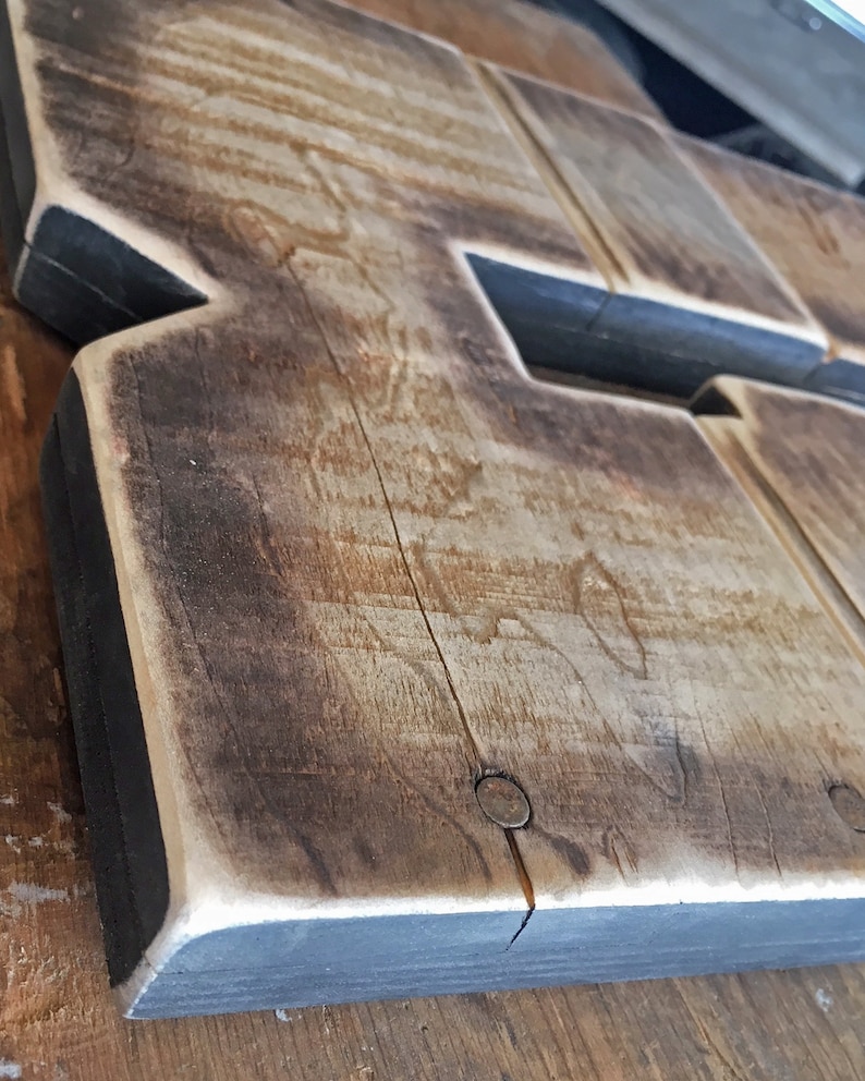 Boîte aux lettres de mariage en bois rustique - Modèle A - Décorative
