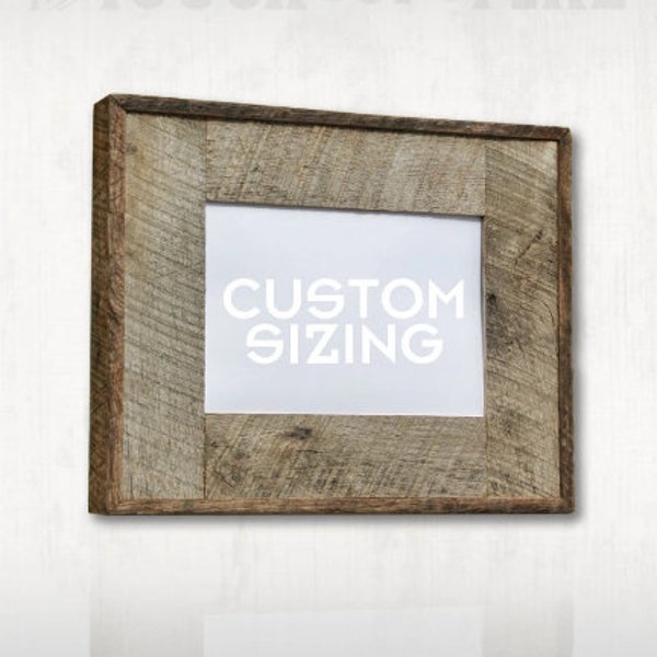Reclaimed Wood Frame Etsy