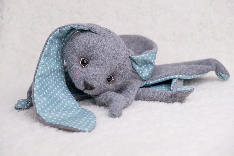 Sleepy Rabbit Bunny toy for babies or newborn child image 9