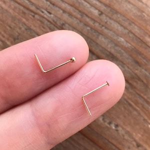 Tiny Nose Stud Etsy UK
