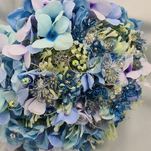 Image of Nikko hydrangeas bouquet