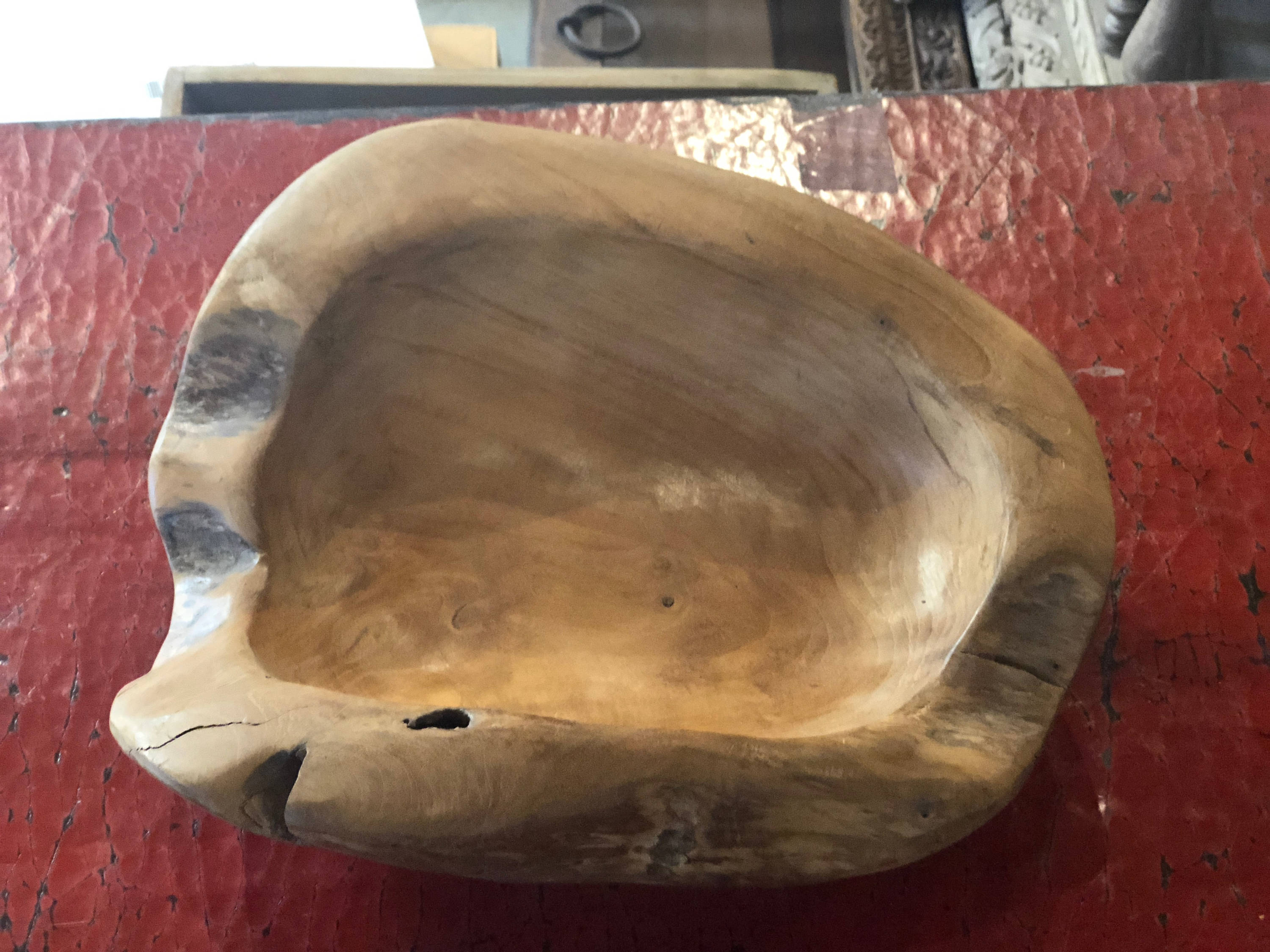 Teak Root Wooden Bowl