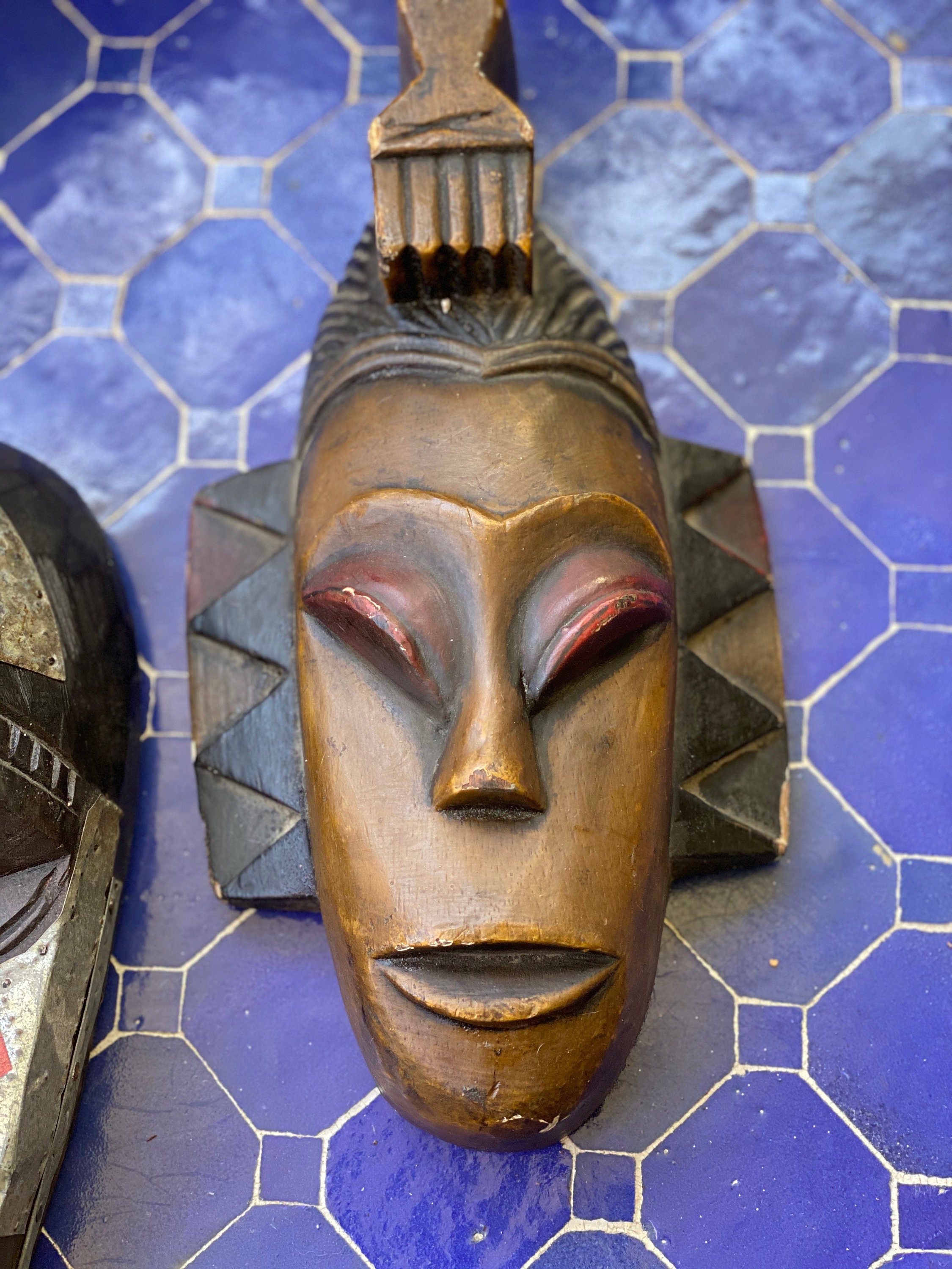 African Masks, Handcarved African Masks, Tribal Art Masks, Wooden