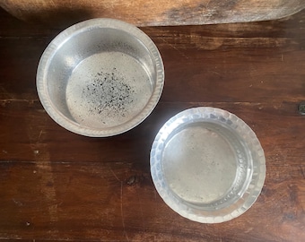 Metal Serving Pots from Georgia: Decorative Set of 2