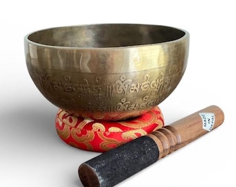 Dorje Singing Bowl: Hand-Hammered Tibetan Meditation Bowl with Striker