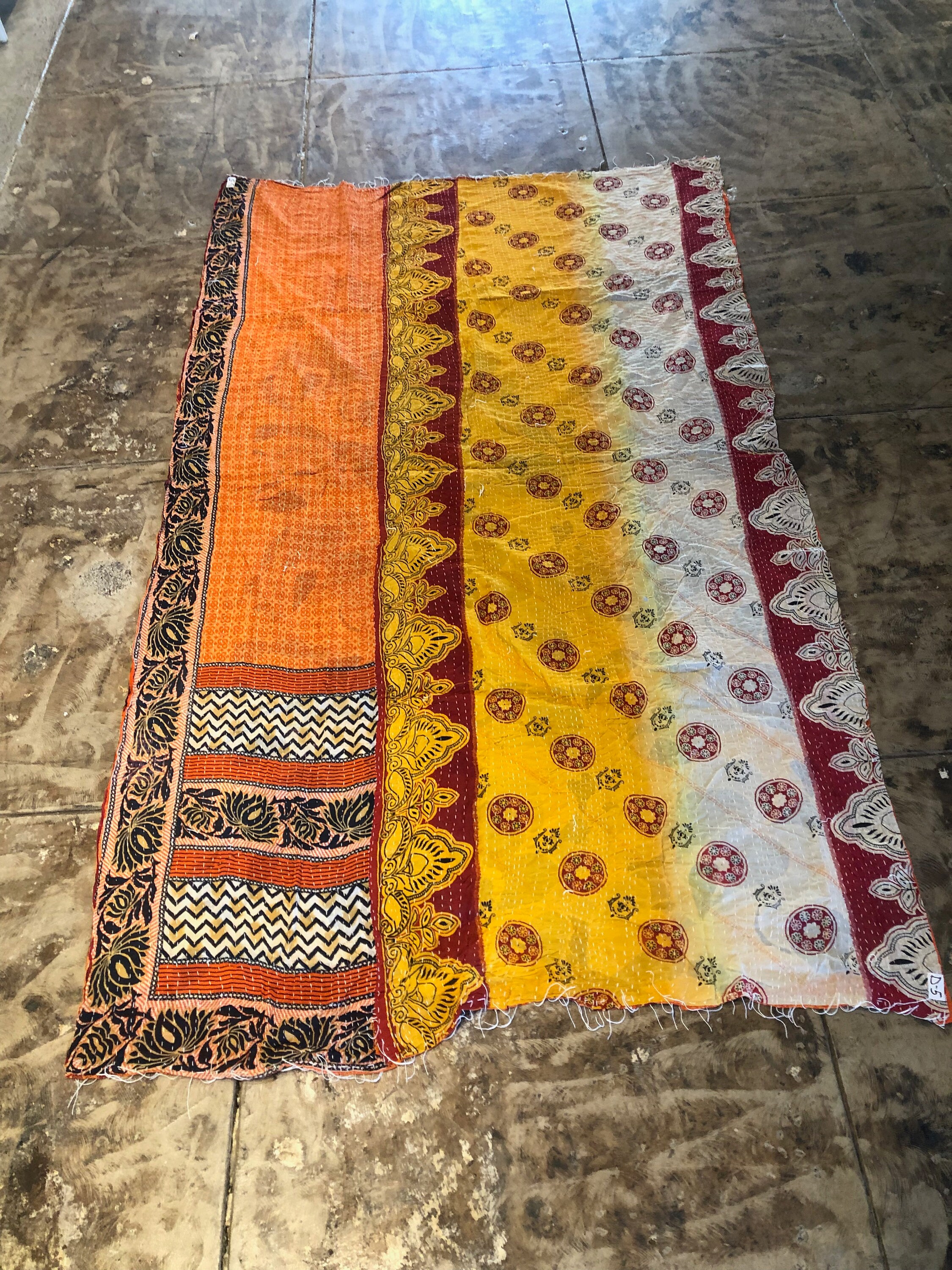 Vintage Kantha Blanket, Quilt, Throw Blanket, Kantha Quilt Indian