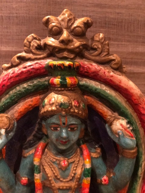 Carreau Céramique Vintage - Vishnu - Mythologie Hindoue - Japon (HOMMESS)