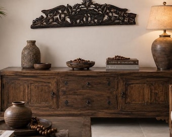 Vintage wooden door panels, Well Decorative