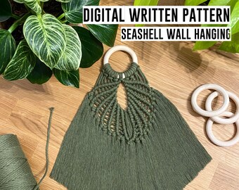 Macrame Pattern DIY | pattern download, beginner macrame, pattern download, macrame instructions, macrame tutorial