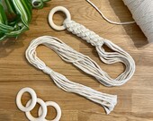 Macrame plant wall hanger holder, large - macrame boho 39 twisted 39 plant hanging decor for small plants, macrame plant decor