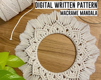 Diy mandala macrame sale