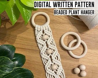 Motif macramé bricolage | téléchargement de motifs, macramé débutant, téléchargement de motifs, instructions de macramé, tutoriel de macramé