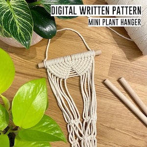 Macrame Pattern DIY | pattern download, beginner macrame, pattern download, macrame instructions, macrame tutorial