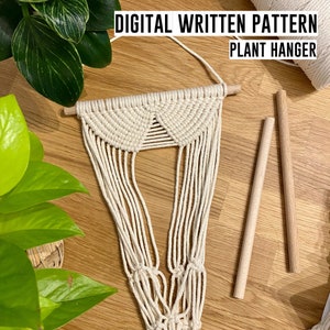 Macrame Pattern DIY | pattern download, beginner macrame, pattern download, macrame instructions, macrame tutorial