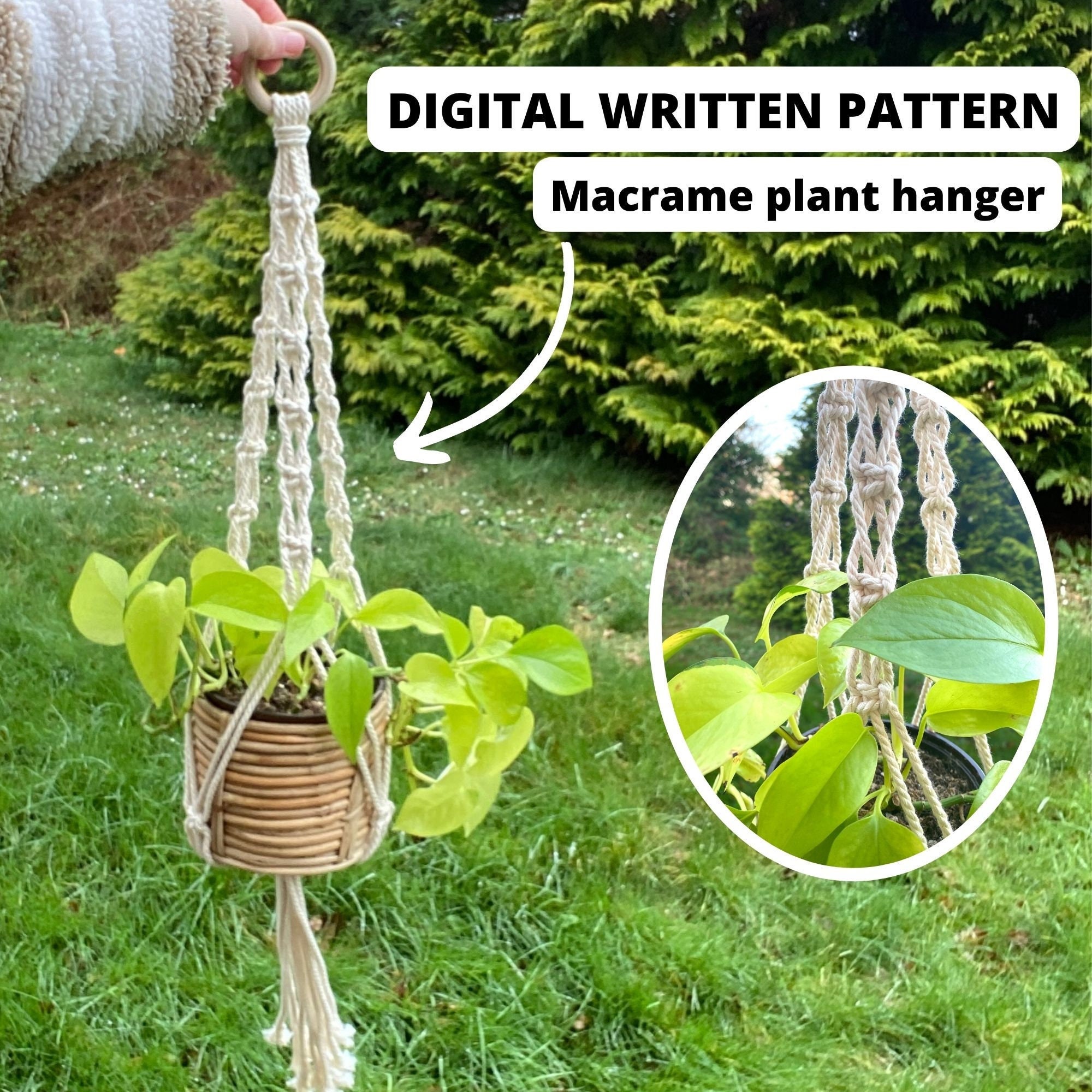 Macrame Pattern DIY | pattern download, beginner macrame, pattern download, macrame instructions, macrame tutorial