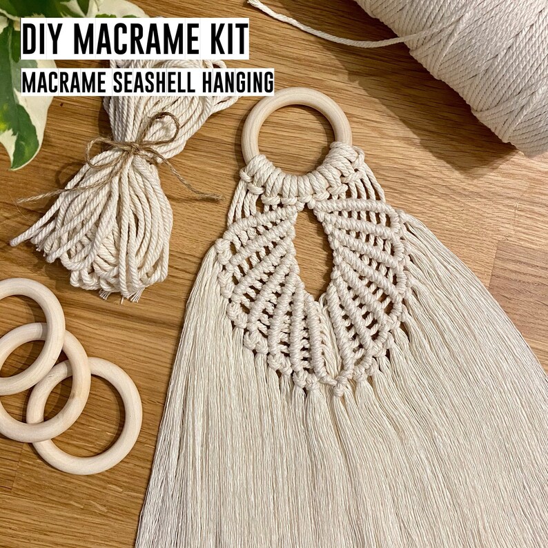 DIY Macrame Wall Hanging Craft Kit Beginners/intermediate Etsy