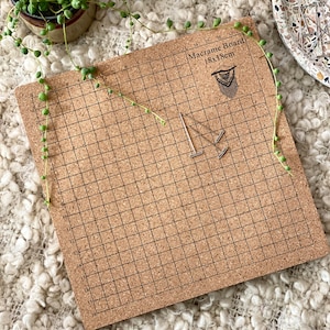 Macrame Board - must have macrame craft accessory - DIY Macrame cork board, perfect for macrame coasters, bracelets, keyrings and more!