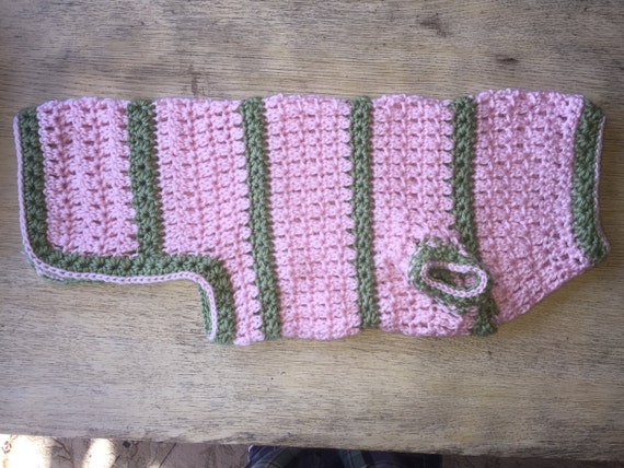 Large Dog Sweater With Star Stitch Crochet Pattern