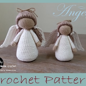 Angel Crochet Pattern 5 PDF 's English, Swedish, Dutch, German, Danish. Cubby House Crochet by Veronica McRae