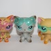 Lot De 15 Accessoires Littlest Pet Shop Hasbro – Tenue Bleue Pour Chat Et Chien