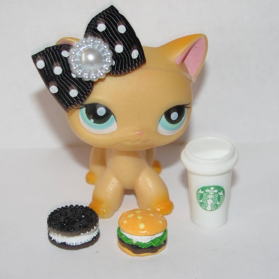 Littlest Pet Shop Clothes Lps Accessories 4 Piece Random Lot Bow