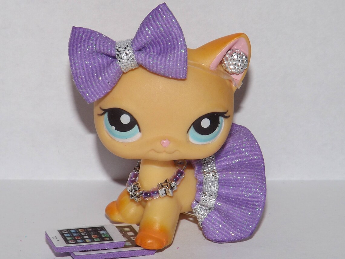 Littlest Pet Shop Clothes Lps accessories custom skirt bow Etsy