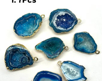 Paires de connecteurs de boucles d'oreilles plaquées or avec