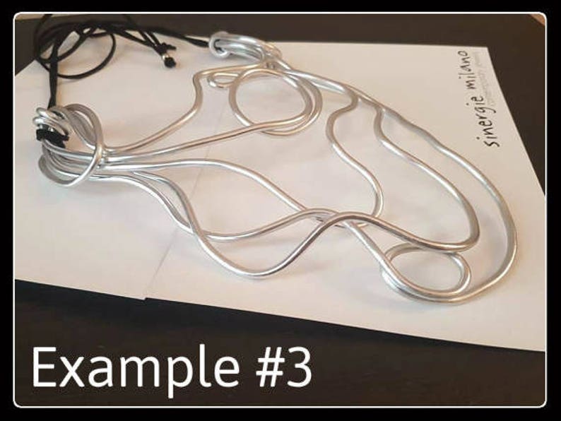 Large Necklace, Sculpture to Wear, Gift Idea, Fashion Shows, High