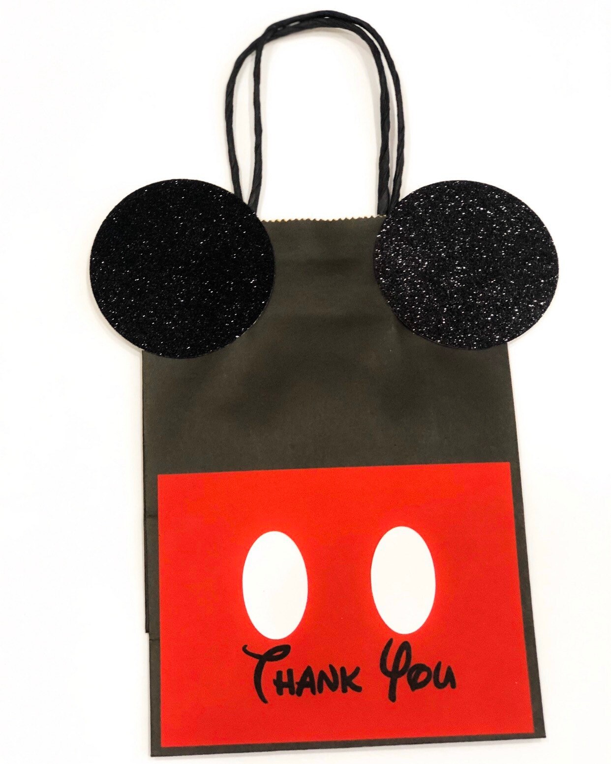 Mickey Mouse Paper Favor Bags Mickey Mouse Bags Mickey Mouse Etsy España