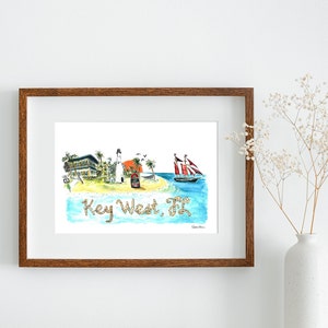 Watercolor Print - Key West
