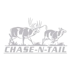 Chase N Tail Deer Hunting Decal Whitetail HI-56