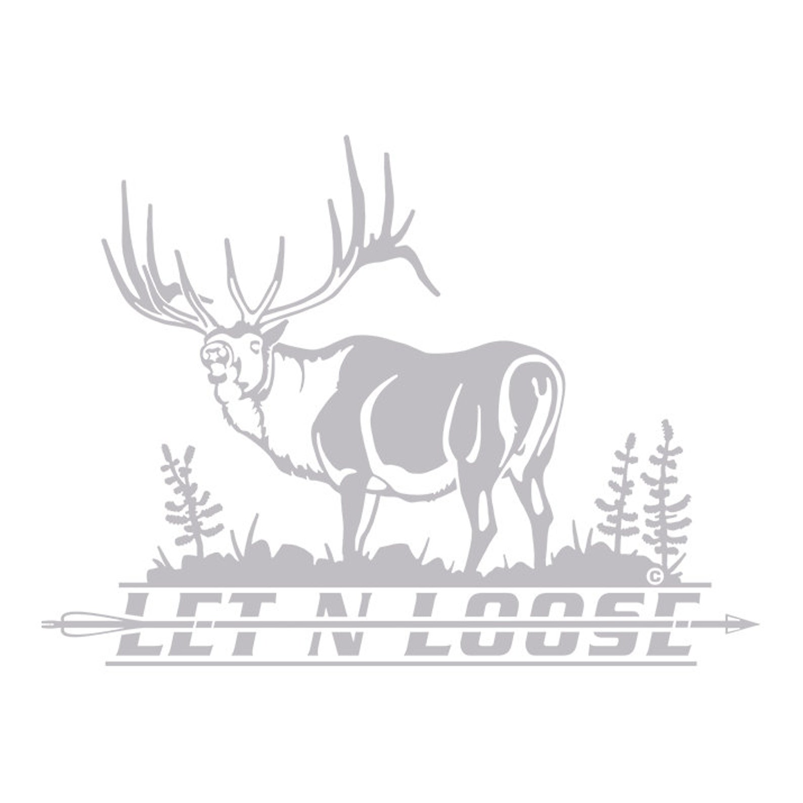 Let N Loose Elk Hunting Decal HI46 Etsy
