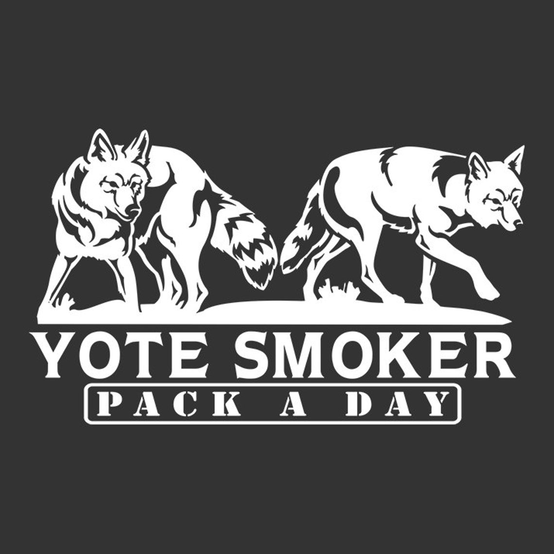 Coyote Hunting Automotive Decal HI-73 - Etsy