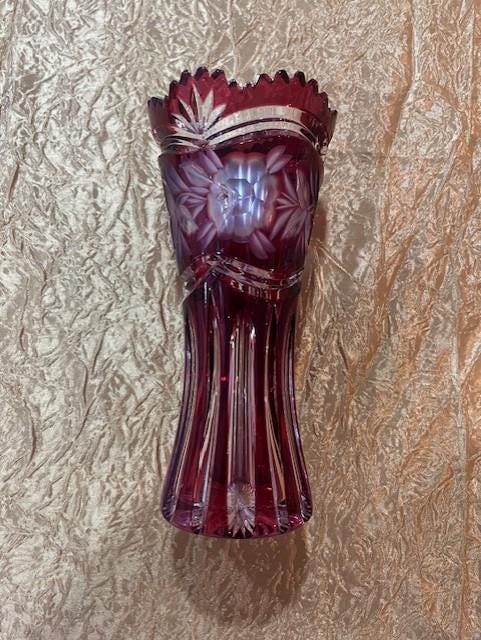 Bohemia crystal vase - Etsy 日本