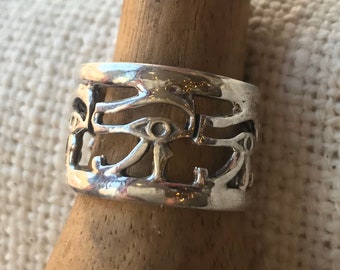 Eye of Horus - 925 Silver Ring