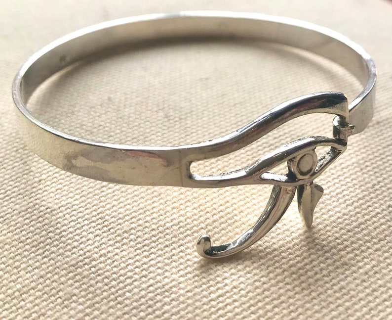 Eye of Horus Bracelet Ancient Egypt Sterling Silver 925 | Etsy