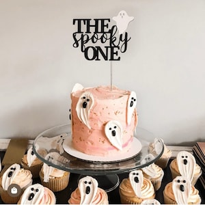 The Spooky One Birthday Cake Topper, Halloween 1st Birthday Party, Halloween Cake Topper, spooky one, Our Little Boo, Spooky Party, Ghost
