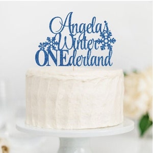 Winter 0nederland cake topper, First birthday, Little Snowflake, Custom Cake Topper, Frozen Snowflake