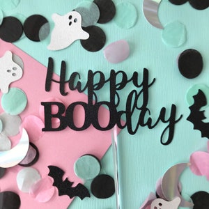 Happy Boo Day Tortenstecker, Halloween Party Deko, Halloween Geburtstag Tortendeko, Tortendekoration, Erster Geburtstag Party, Oktober Geburtstag