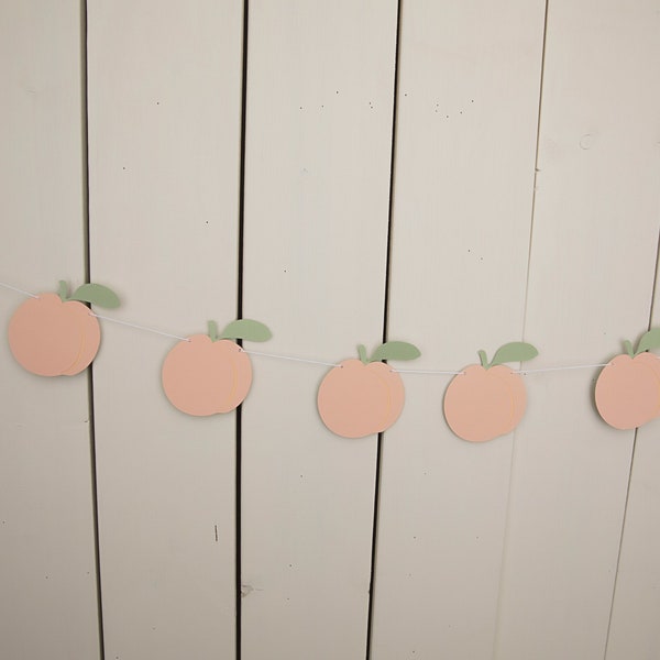 Peach Garland, Sweet Georgia Peach Theme Birthday, Sweet as a peach, One Sweet Peach, Peaches and Cream, Tutti Fruity Themed, Peach Banner