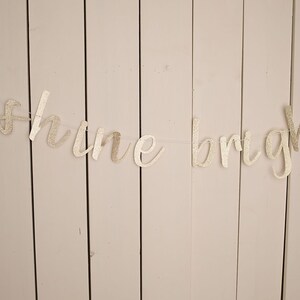 Shine Bright Glitter Banner, Gemstone Birthday Party Decor, Shes a gem, Jewels party, your a gem