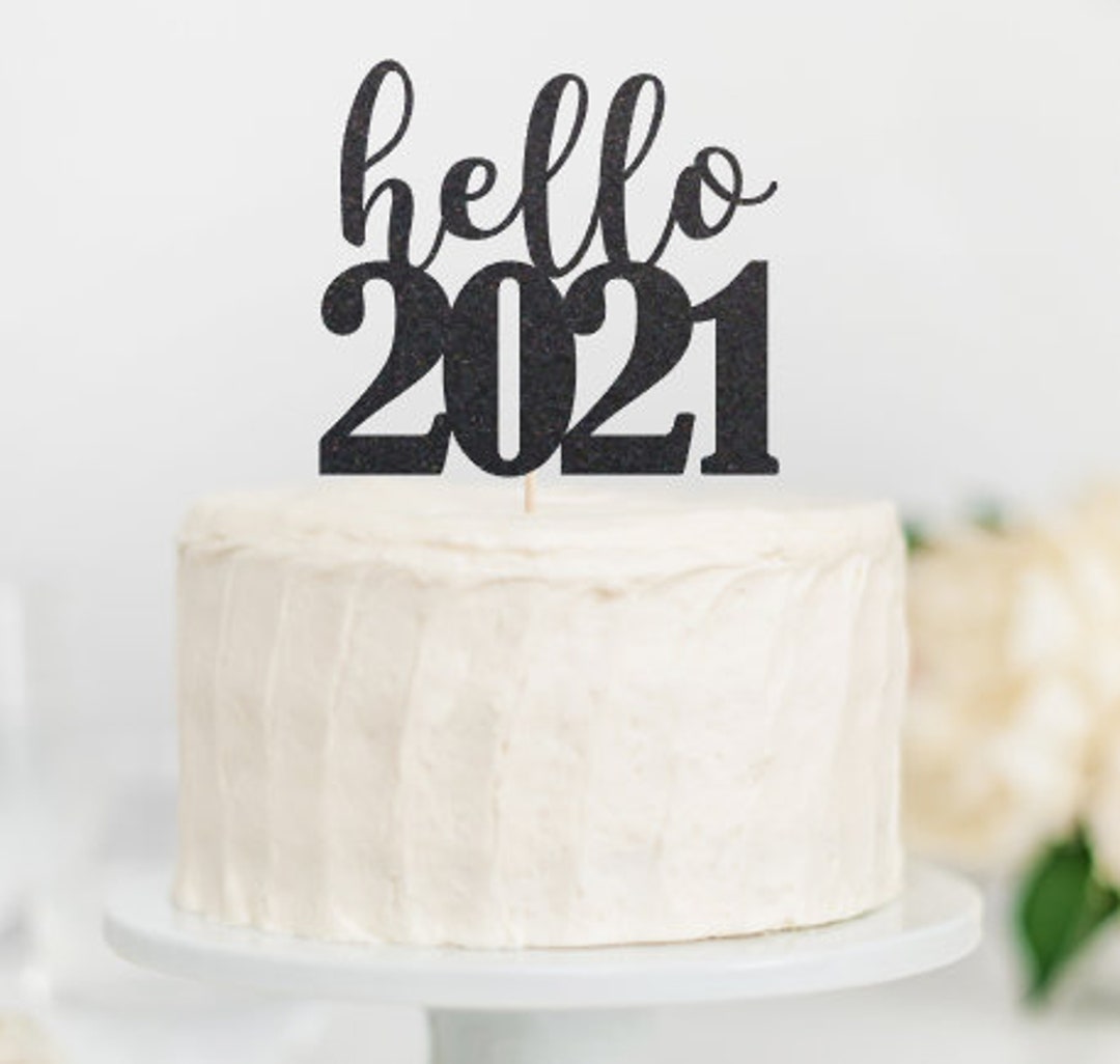 New year - Hello 2024 - Cake topper