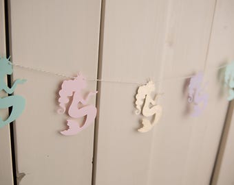 Mermaid Garland: Under the Sea Party Decor