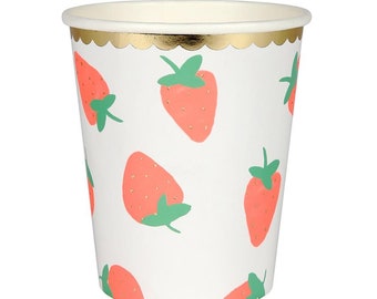 Strawberry Cups, Tutti Fruitti, Fruit Birthday Party Theme, Daisy, Sweet One, Two Sweet