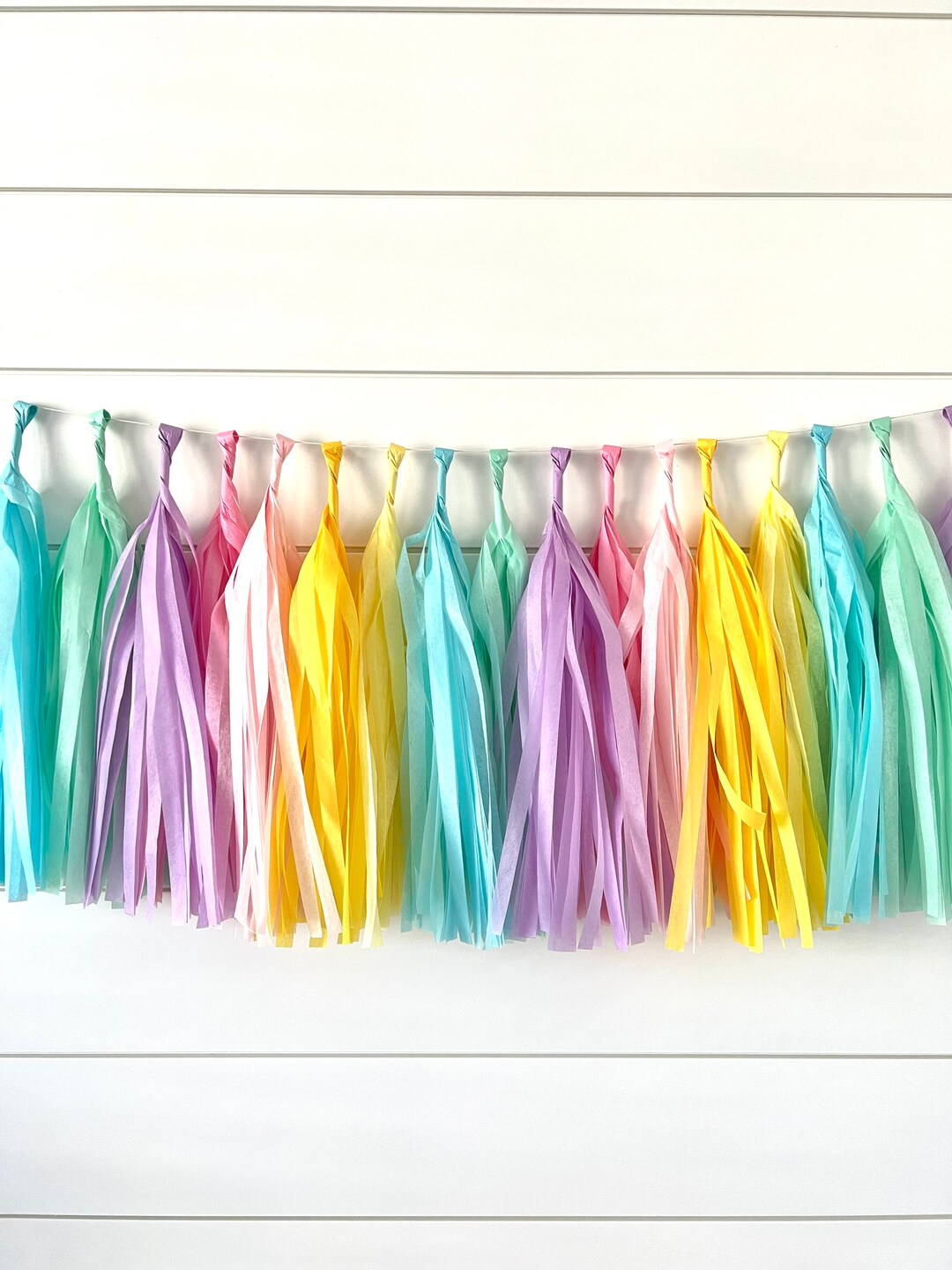 Pastel Rainbow Tassel Banner, Tassel Garland Party Decor,first Birthday